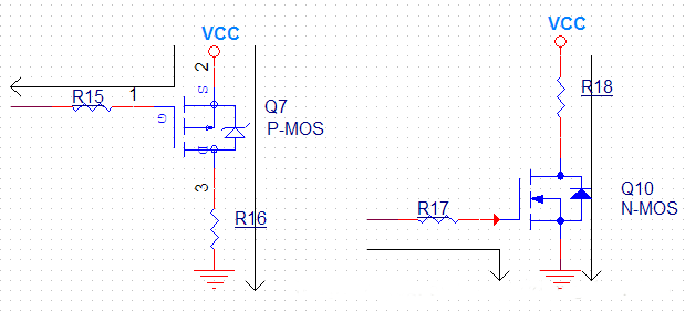 三極管驅(qū)動電路，MOS管驅(qū)動電路