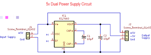 可調(diào)雙電源電路