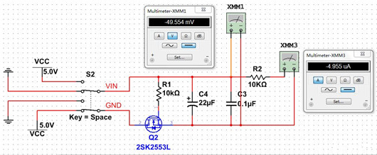 n溝道mos管開關電路