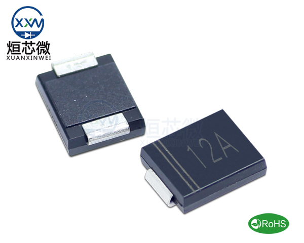 1.5SMC12A參數,TVS二極管1.5SMC12A瞬態抑制二極管