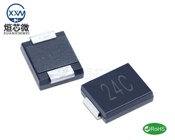 1.5SMC24CA參數(shù),TVS二極管1.5SMC24CA瞬態(tài)抑制二極管
